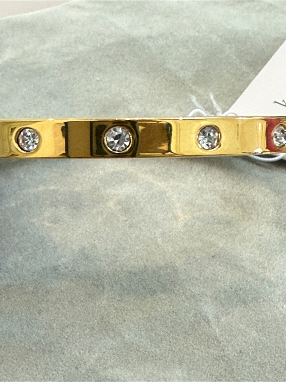 kate spade Set In Stone crystal-studded hinged bangle - Picture 8 of 15